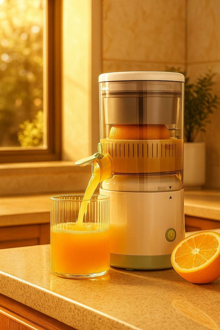 Exprimidor eléctrico multifuncional